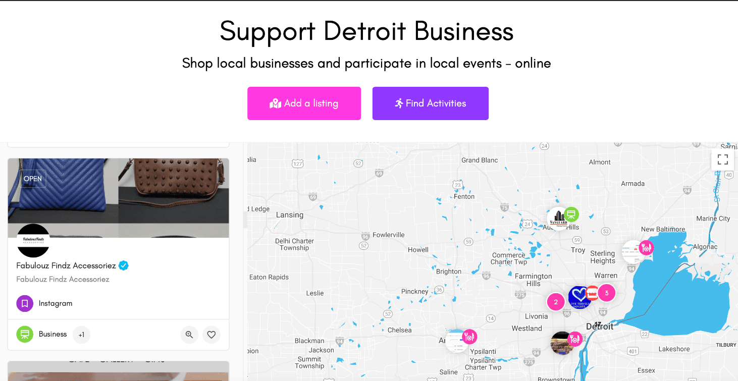 The Detroit Help Hub project frame 1